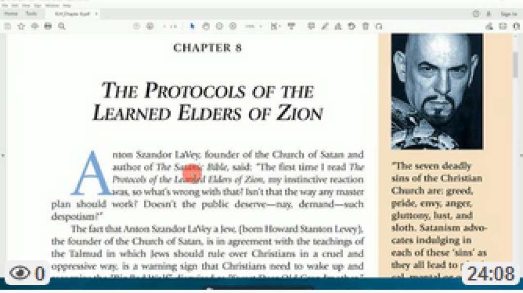 EXPOSING THE LIES OF HISTORY (ELH), Reed Sainsbury, Chap 8, The Protocols, Mar 15, 2023