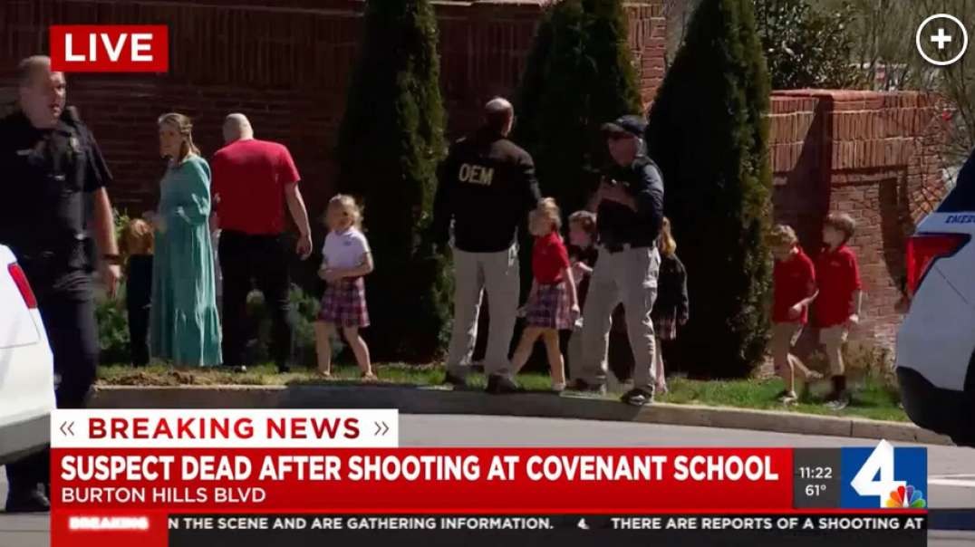 At least 4 killed, including gunman, in Nashville school shooting