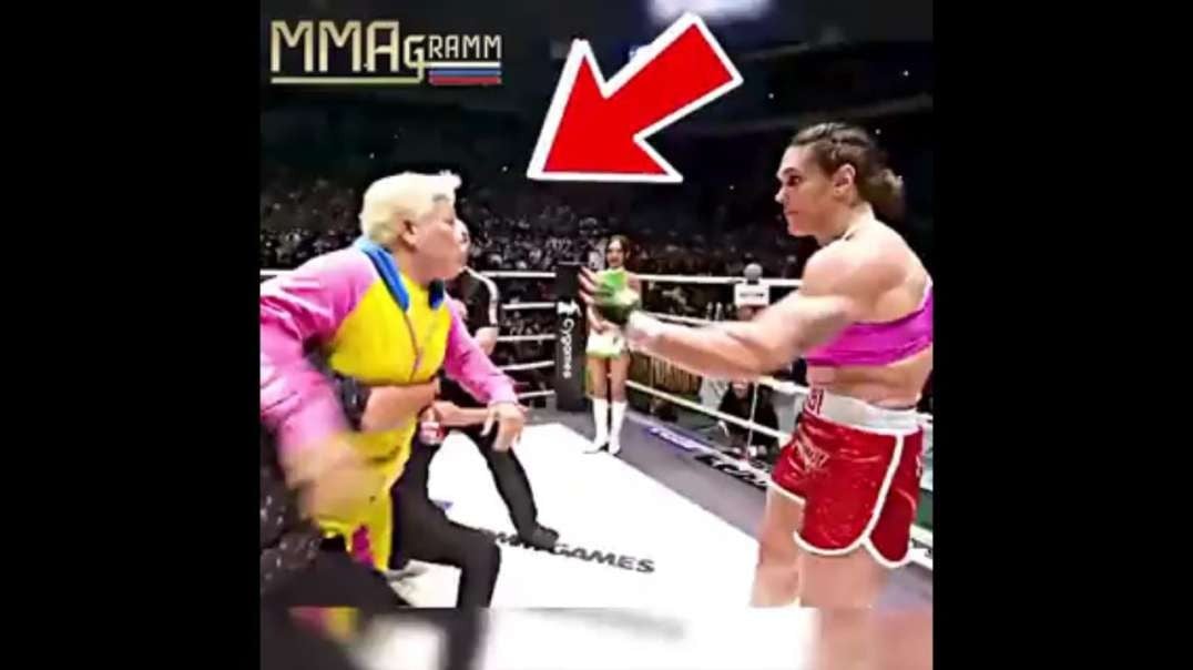 This ogre is about to become the female MMA champ of the world