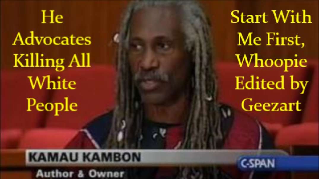 'Exterminate White People' Kamau Kambon, Racist Subway Rapper & James White by Geezart 3/24/23