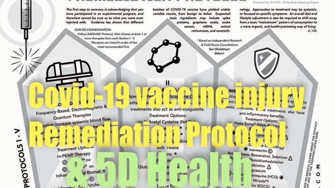 COVID-19 Vaccine Injury Remediation Protocol & 5D Health