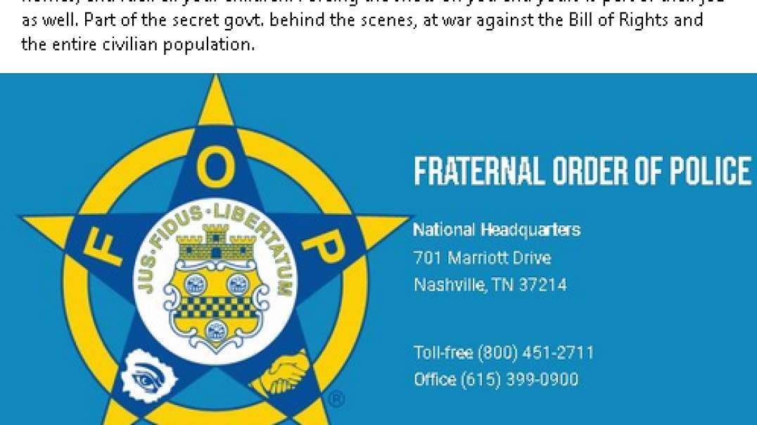 The FOP and freemasonry