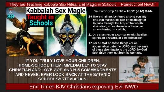 They are Teaching Kabbala Sex Ritual and Magic in Schools – Homeschool Now!!!