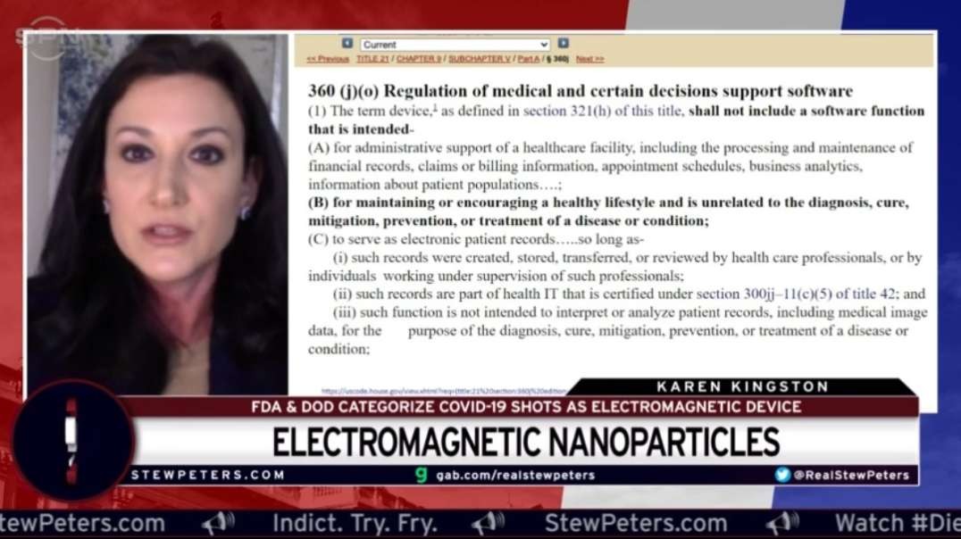 Karen Kingston - mRNA Shots Are Electromagnetic Devices? Nanoparticles In Vaxx KILL CELLS Via ELECTROMAGNETISM? - Stew Peters Show