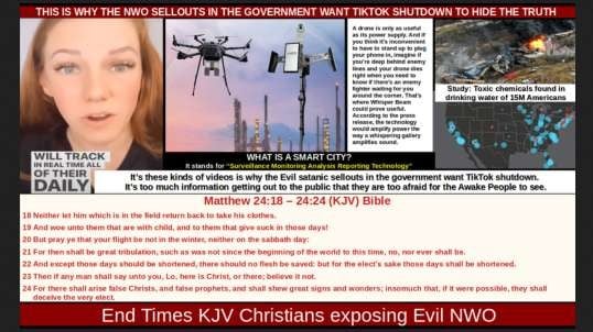 THIS IS WHY THE NWO SELLOUTS IN THE GOVERNMENT WANT TIKTOK SHUTDOWN TO HIDE THE TRUTH