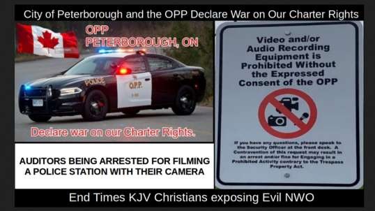 City of Peterborough and the OPP Declare War on Our Charter Rights