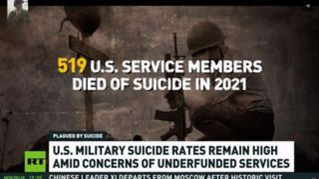 519 US Military Members Died of Suicide In 2021