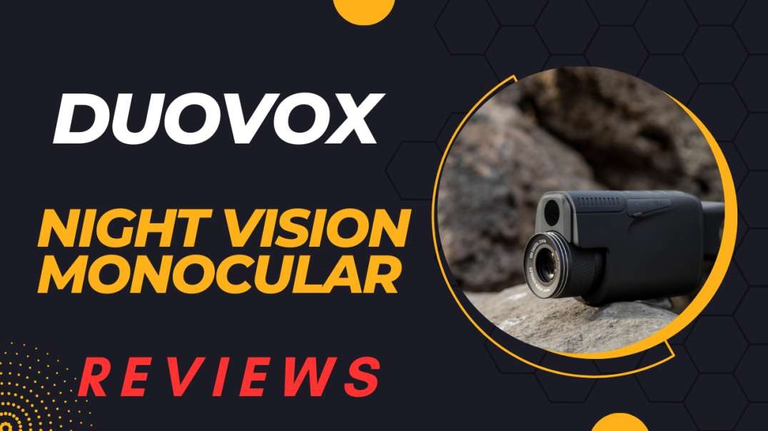 See the Unseen with Duovox Ultra: Military-Grade Night Vision Monocular