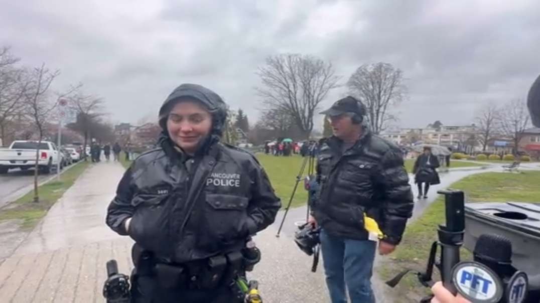 Canada: Trans Activist Attacks Peaceful Protester - Police Look On And Laugh, Blame Victim For 'Inciting' Assault