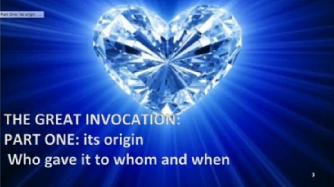 The Great Invocation - A Voiced Diamond 1 - Nicole Resciniti