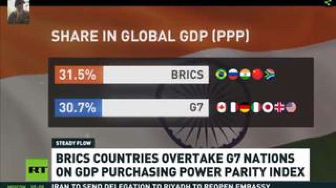 BRICS Overtakes the G7 Countries in GDP to Become the World's Largest Economic Bloc