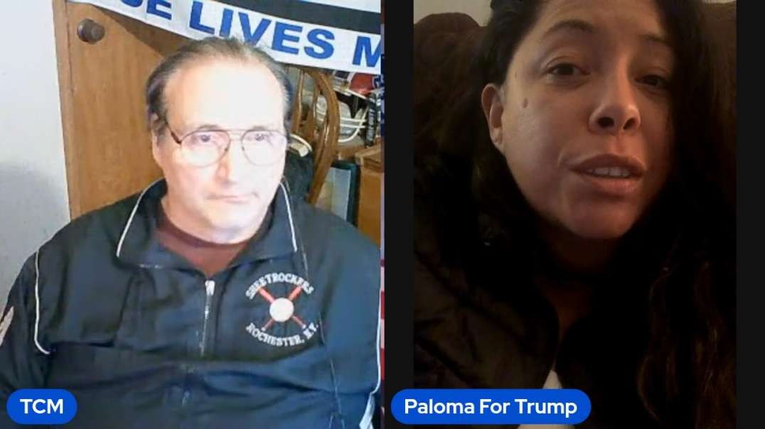Paloma for Trump, talking about all happening in the world today