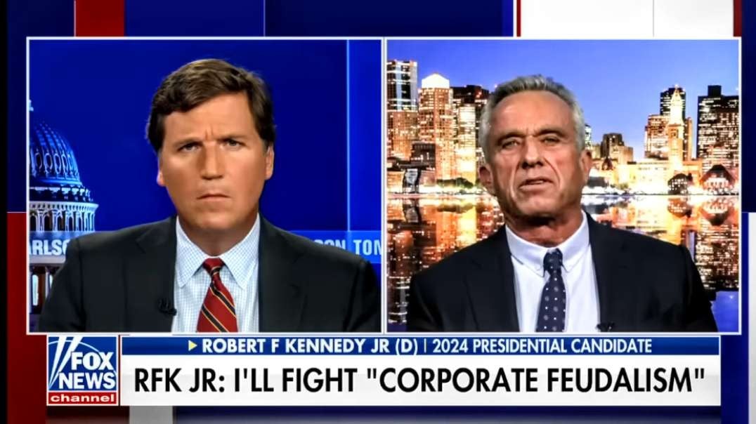 Robert F. Kennedy Jr. runs for President, to REPLACE the Corporate Feudalism (aka "Democracy" of the Talmudic Globalists) with REAL Democracy. PS: MyPillow is the sponsor of Fox New