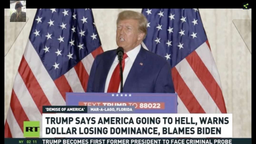 ICYMI, Trump Says America is Going to Hell, Dollar Losing Dominance