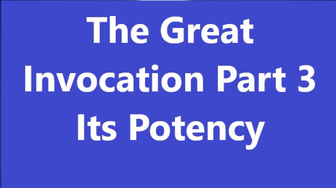 The Great Invocation Part 3 Its Potency with Nicole Resciniti