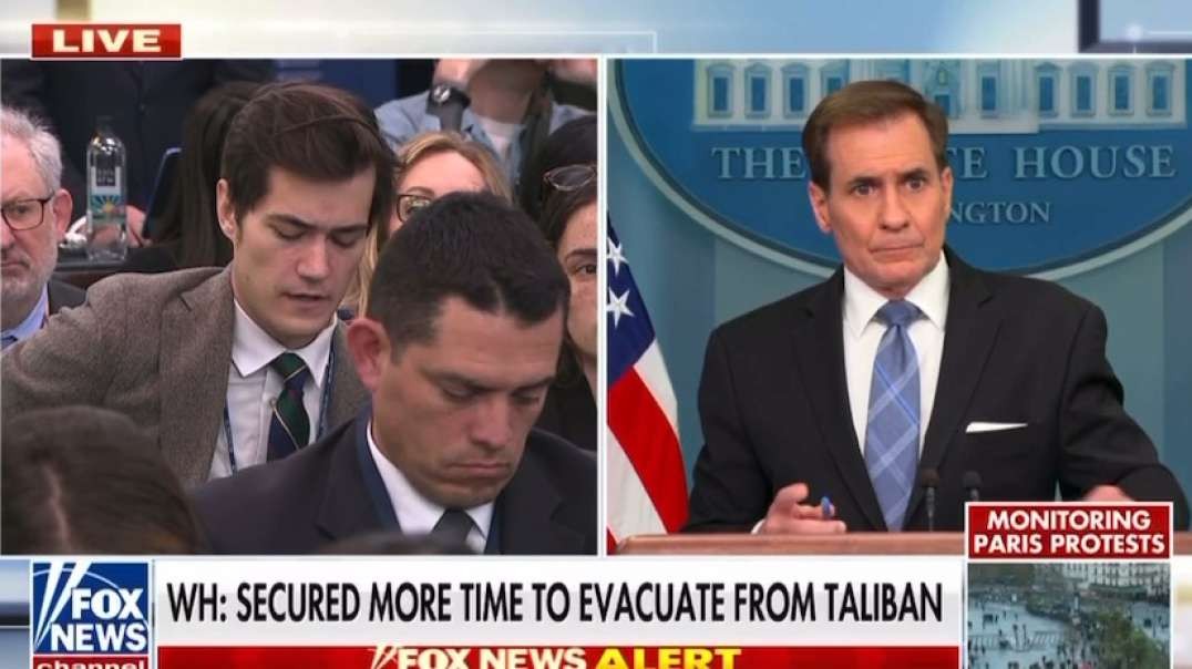 WH: SECURED MORE TIME TO EVACUATE FROM TALIBAN