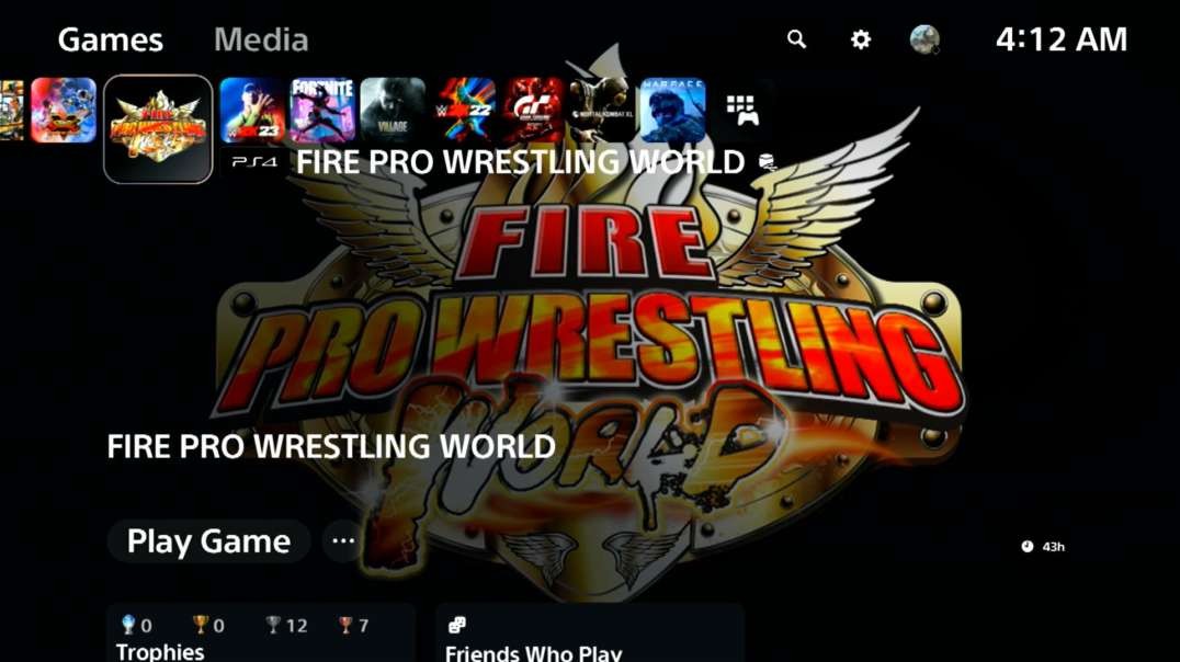 BUFMA Logo in Fire Pro Wrestling #PS4 #ps5share