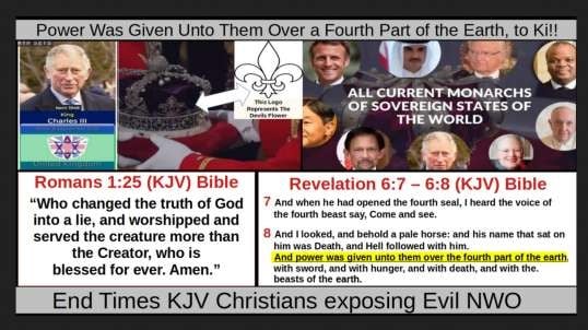 Power Was Given Unto Them Over a Fourth Part of the Earth, to Ki!!