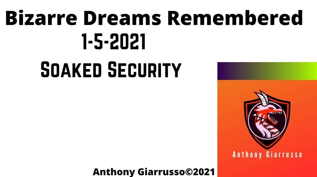 Bizarre Dreams Remembered 1-5-2021 Soaked Security