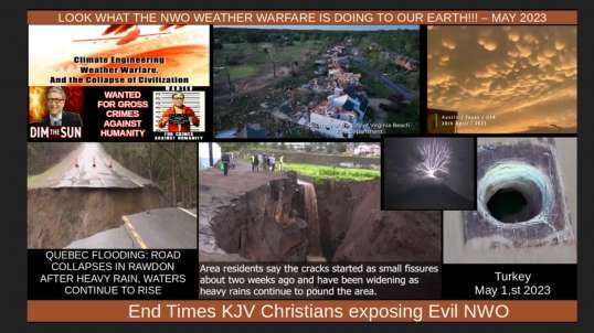 LOOK WHAT THE NWO WEATHER WAREFARE IS DOING TO OUR EARTH!!! – MAY 2023