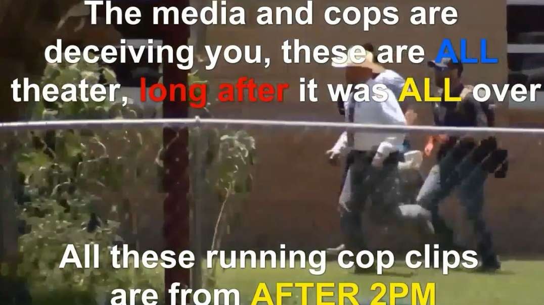 1yr ago May 24 2022 Uvalde School Shooting COPS Running 2hrs AFTER its OVER - ALL LIES For The Cameras Robb Elementary Chariots of Fire Lights Camera Action.mp4