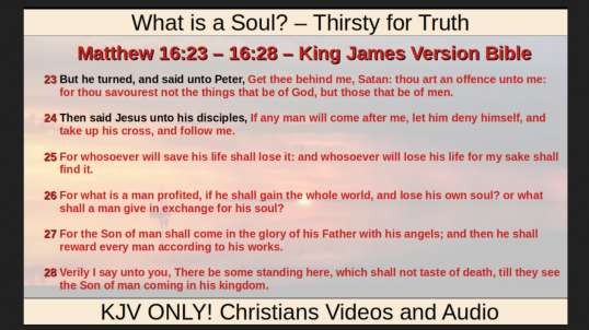 What is a Soul - Thirsty for Truth (Wide)