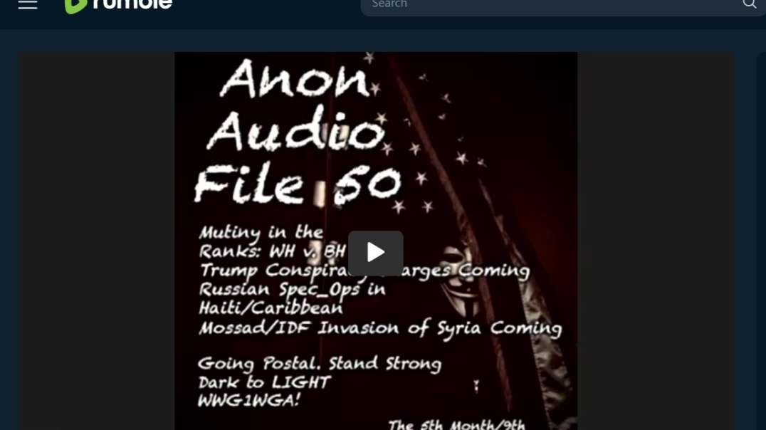 Audio File 50 SGANON Trump Comms and US COG - Russian Spec_Ops In Caribbean WWIV Ops.
