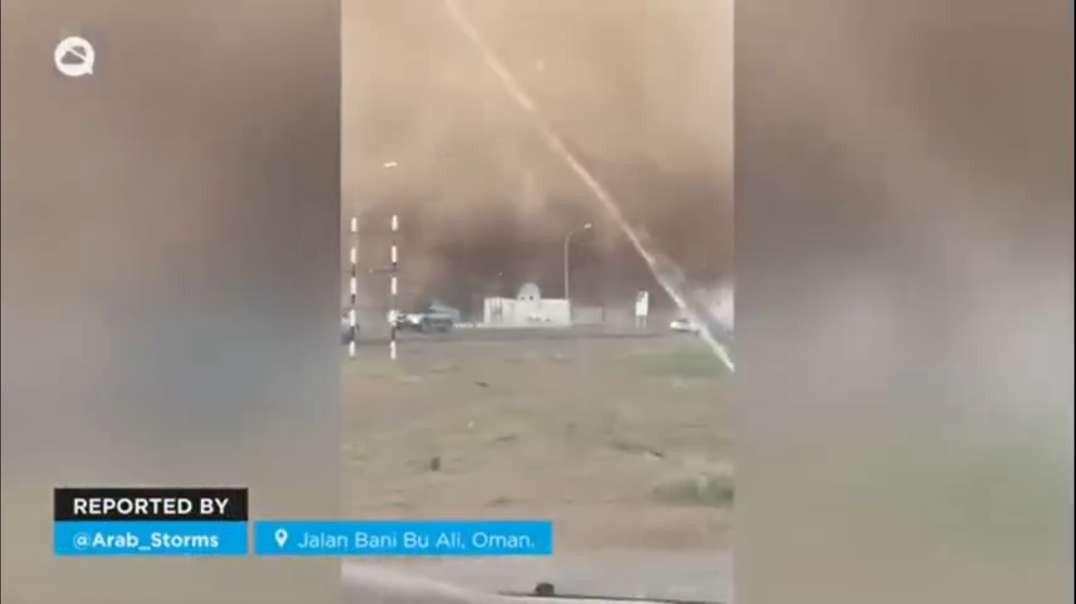 Large tornado hits Al Sharqiyah, Oman