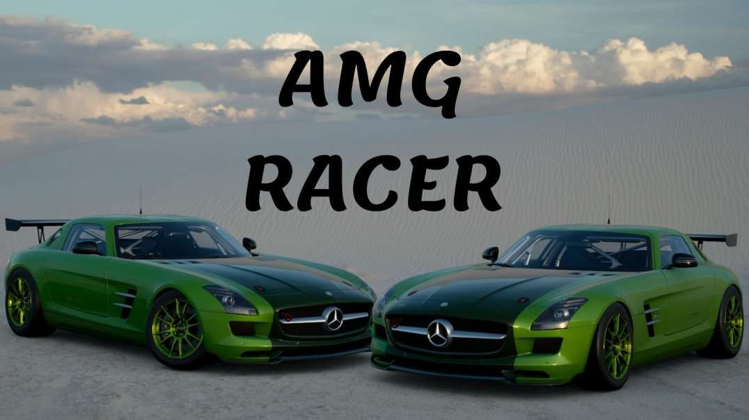 SLS GR4 Green AMG Racer Gran Turismo Sport
