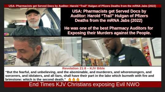 USA: Pharmacists get Served Docs by Auditor: Harold “Trail” Hulgan of Pfizers Deaths from the mRNA Jabs (2022)