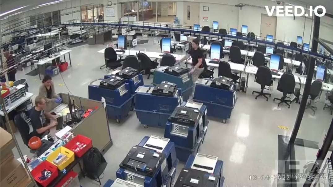Maricopa election officials illegally breaking into sealed election machines after they were tested, reprogramming memory cards, and reinstalling them