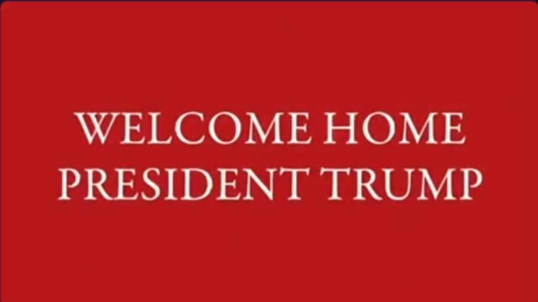 5/6/2023 - President Trump Truth Posts "Welcome Home President Trump"