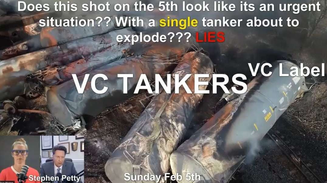 3 Month Anniversary Today - 2-3-23 East Palestine Ohio PT4b Vinyl Chloride Breach LIE Overheating Single Tanker LIE Train Axles On Fire LIE.mp4