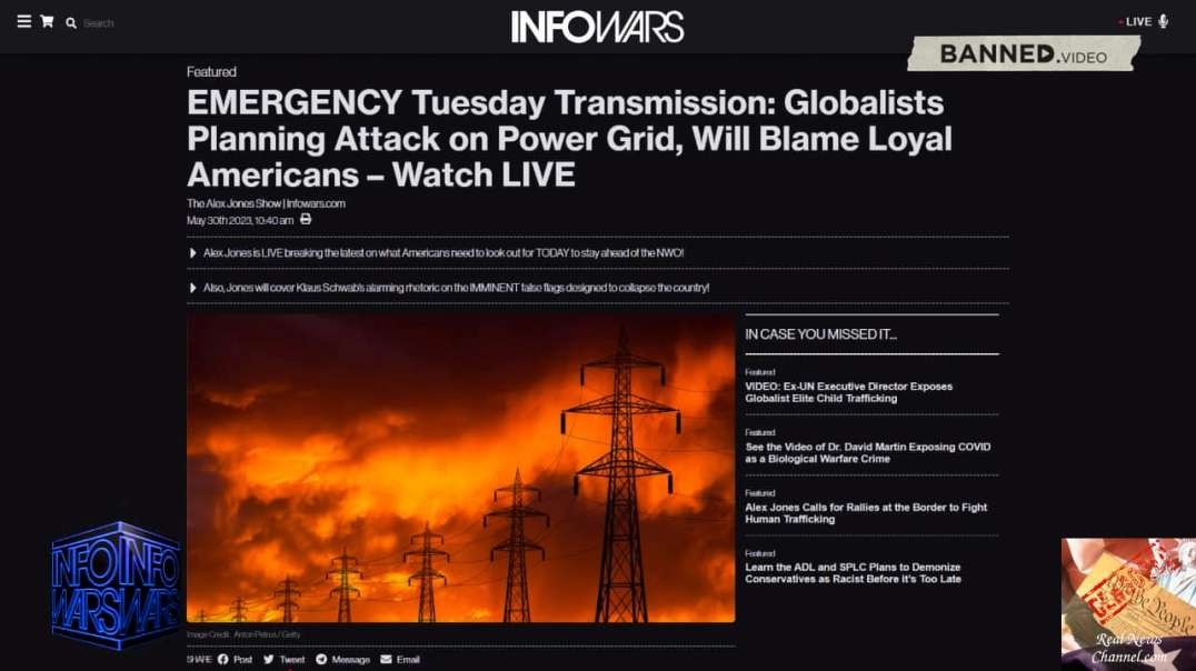 False Flag Attack Against Power Grid Is Imminent, Child Trafficking Exposed + More