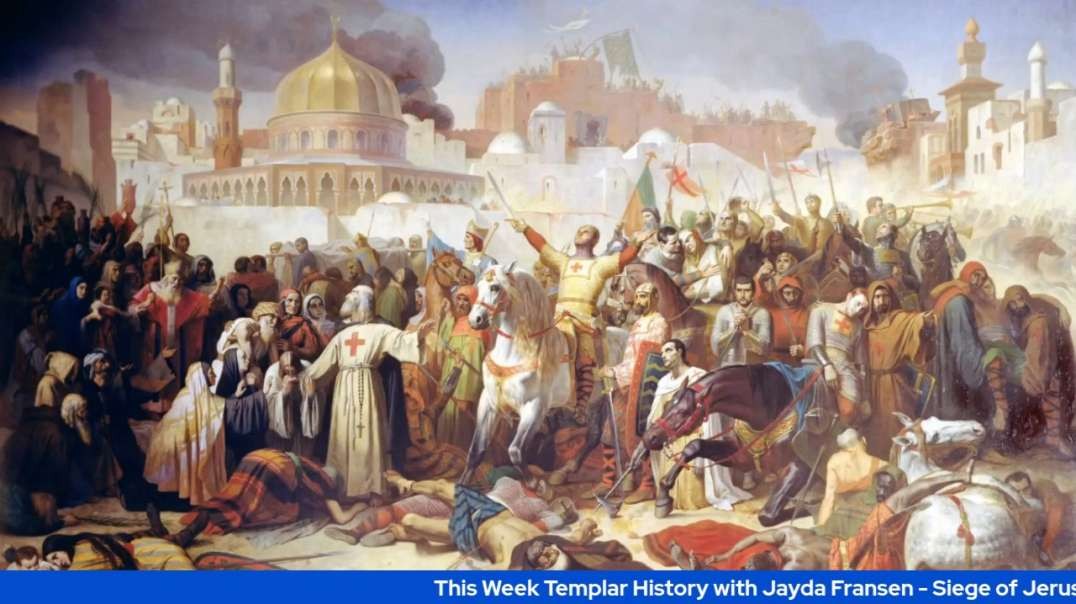 This Week Templar History with Jayda Fransen - Siege of Jerusalem - 7th June 2023 Indigenous Brit sleeps in Canterbury graveyard whilst Afghan Migrants are given houses
