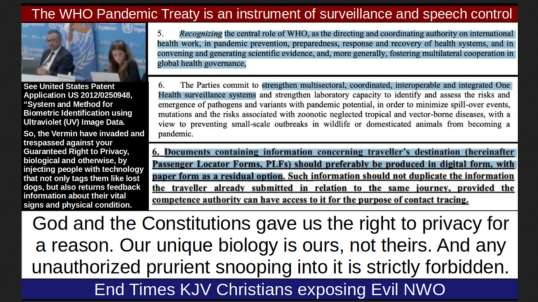 The WHO Pandemic Treaty is an instrument of surveillance and speech control