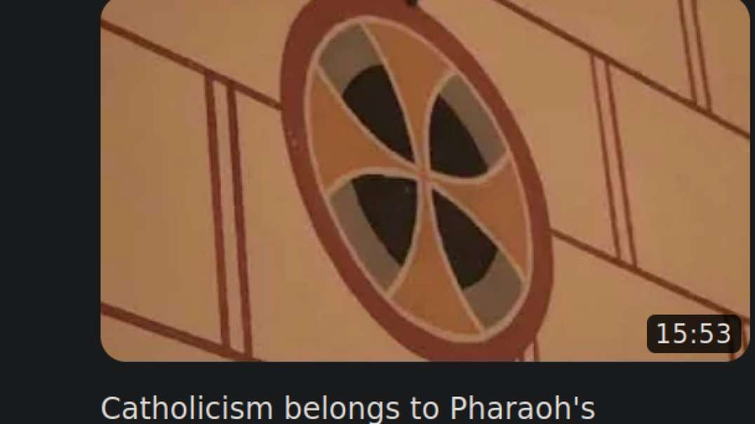 Catholicism belongs to Pharaoh's Vertical Rule - Protestantism is by the Templars Horizontal Rule