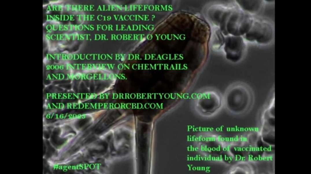 Dr. Robert Young - Are There Alien Technology & Parasites Inside the C19 Vaxxxines?