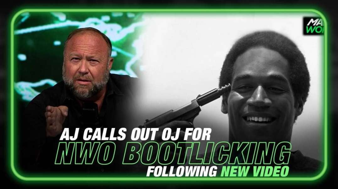 Alex Jones Calls Out OJ Simpson for Being a NWO Bootlicker