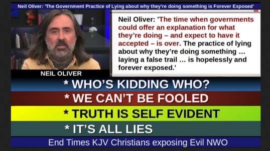 Neil Oliver: 'The Government Practice of Lying about why they’re doing something is Forever Exposed'