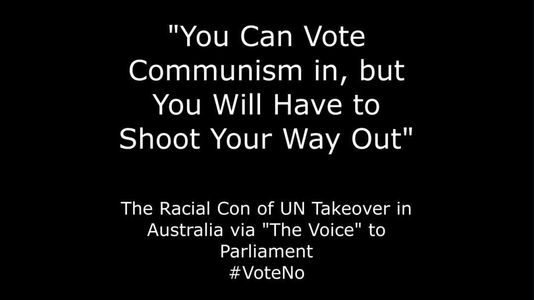 The Racial Con of UN Takeover in Australia via "The Voice" to Parliament | #VoteNo