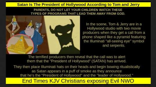 Satan Is The President of Hollywood According to Tom and Jerry