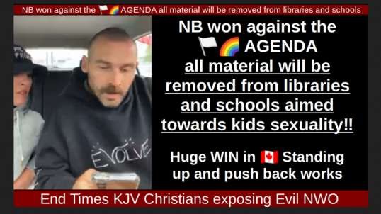 NB won against the AGENDA all material will be removed from libraries and schools