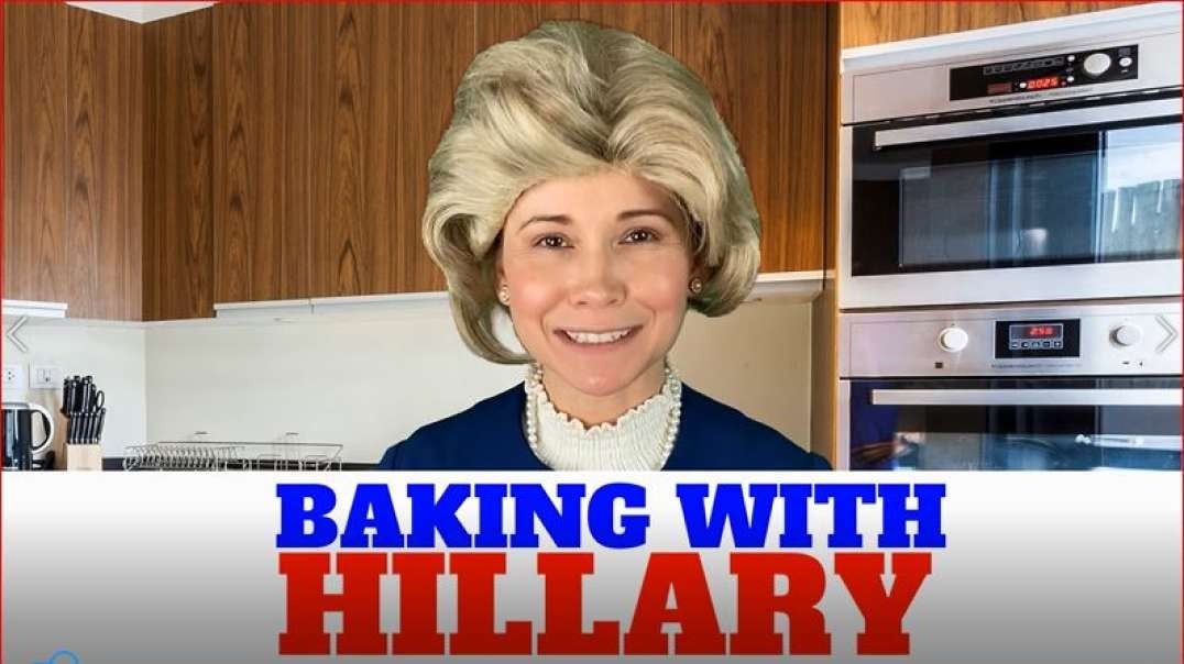 Baking with Hillary.