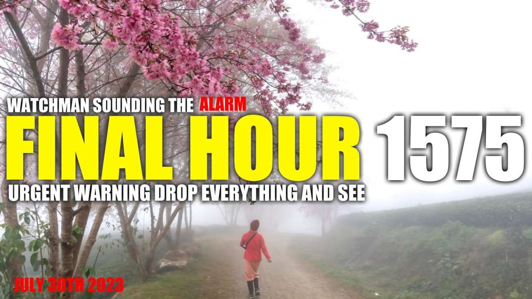FINAL HOUR 1575 - URGENT WARNING DROP EVERYTHING AND SEE - WATCHMAN SOUNDING THE ALARM