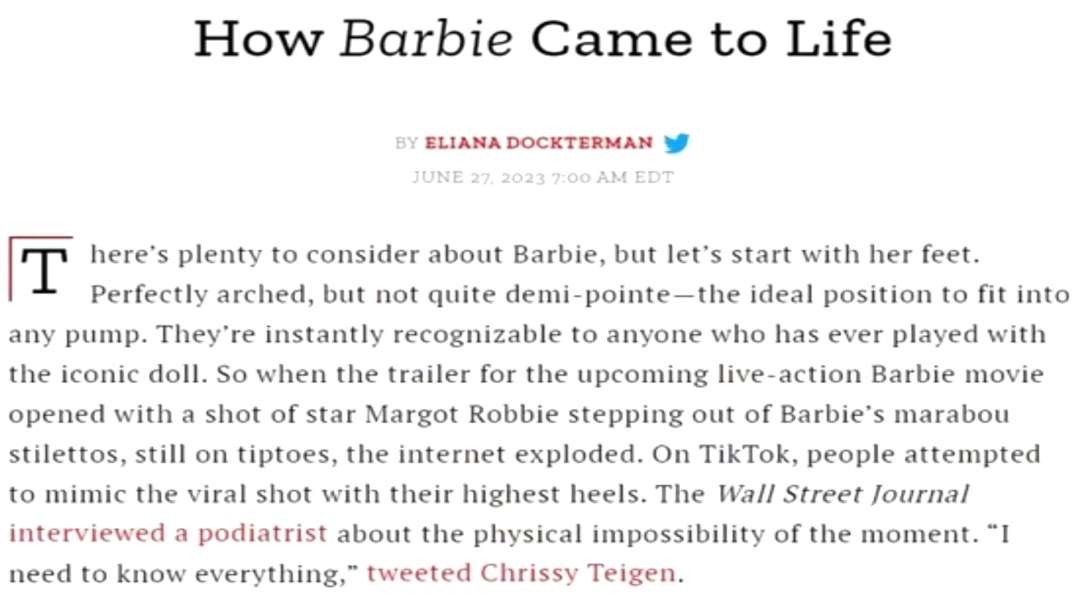 Barbie movie is another steaming stinky pile of feminist girl boss cringe