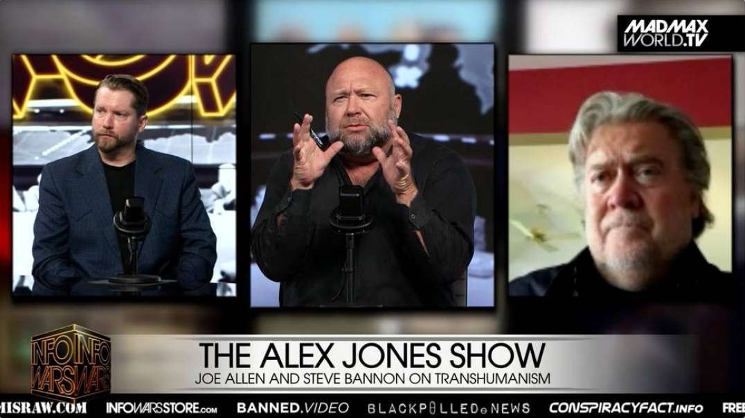 Alex Jones And Steve Bannon Do The Deep Dive On AI, Transhumanism, And The Globalist Plan To Depopulate The Earth - Must Watch!