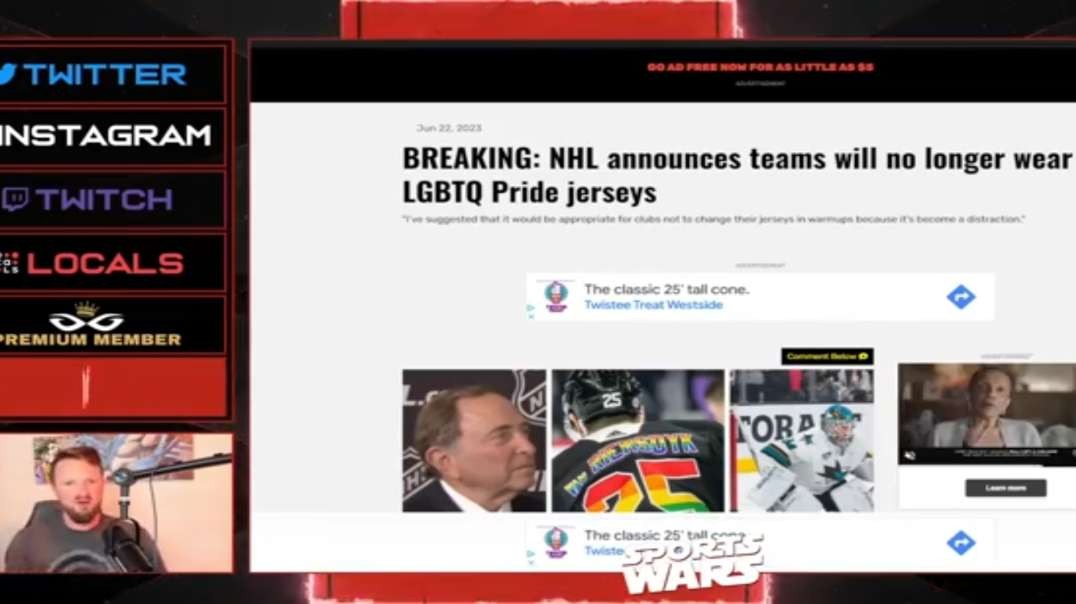 NHL BANS LGBTQ Pride Jerseys After Woke BACKLASH | Players And Fans Are DONE With This!