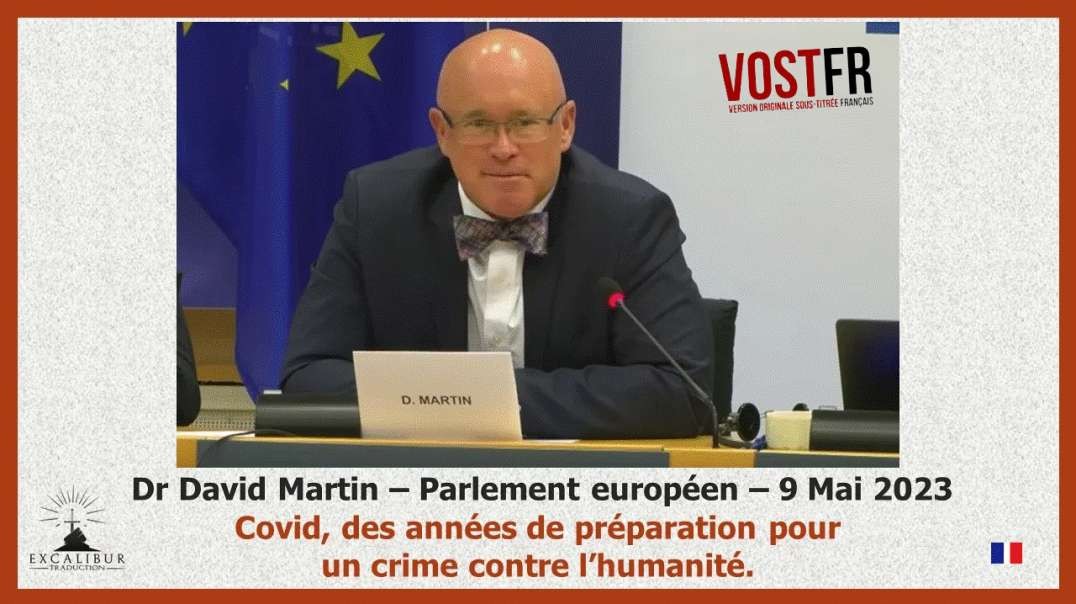 🎙 Dr Martin au Parlement européen - 20 minutes capitales ! Le Covid et sa longue préparation pour un crime contre l'humanité ! VOSTFR ✅Repost