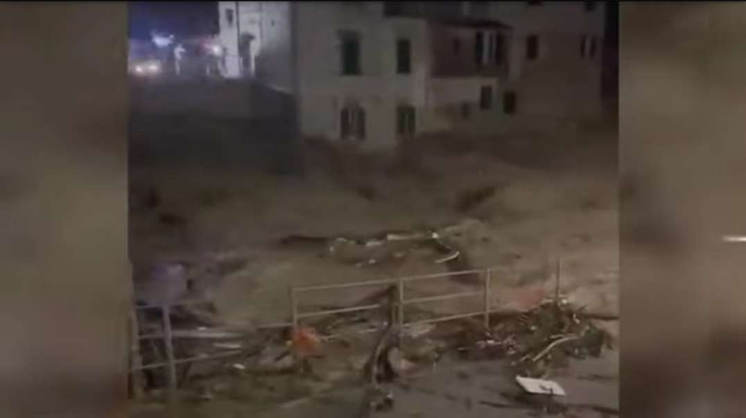 Europe is sinking! The flood of Catanzaro, Italy! God is angry.mp4